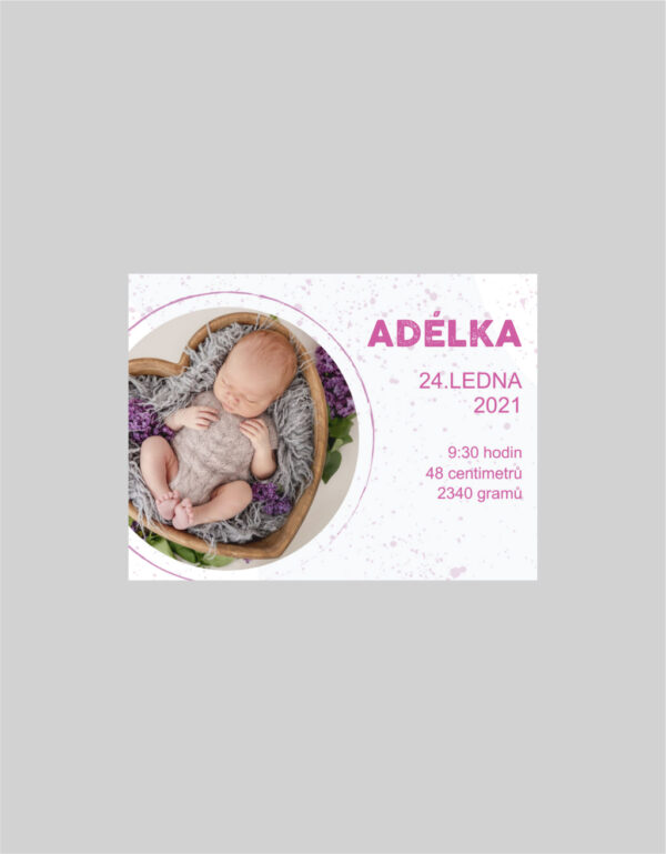 Fotoobraz 40 x 30 cm z vlastní fotografie - DESIGN 606 -