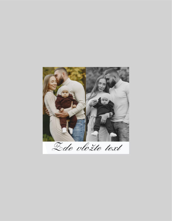 Fotoobraz 20 x 20 cm z vlastní fotografie - DESIGN 226 -