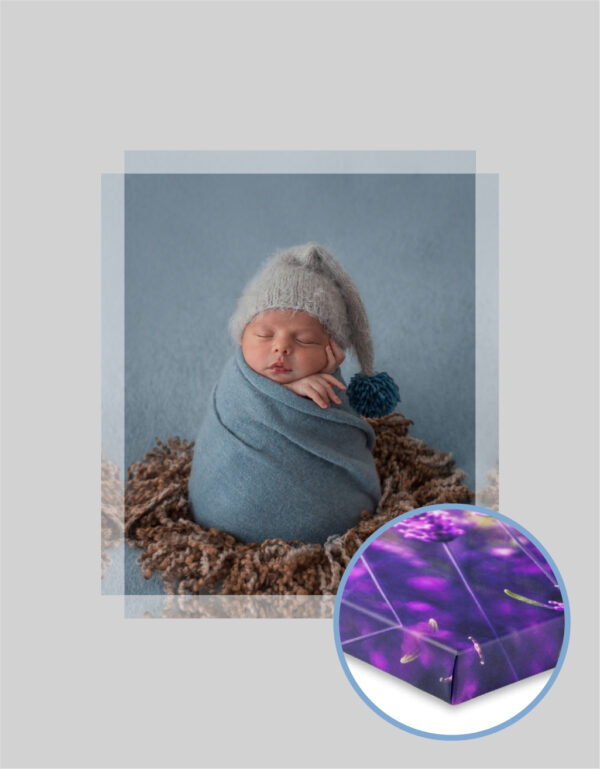 Fotoobraz 50 x 60 cm z vlastní fotografie - BOKY ZRCADLENÍM -
