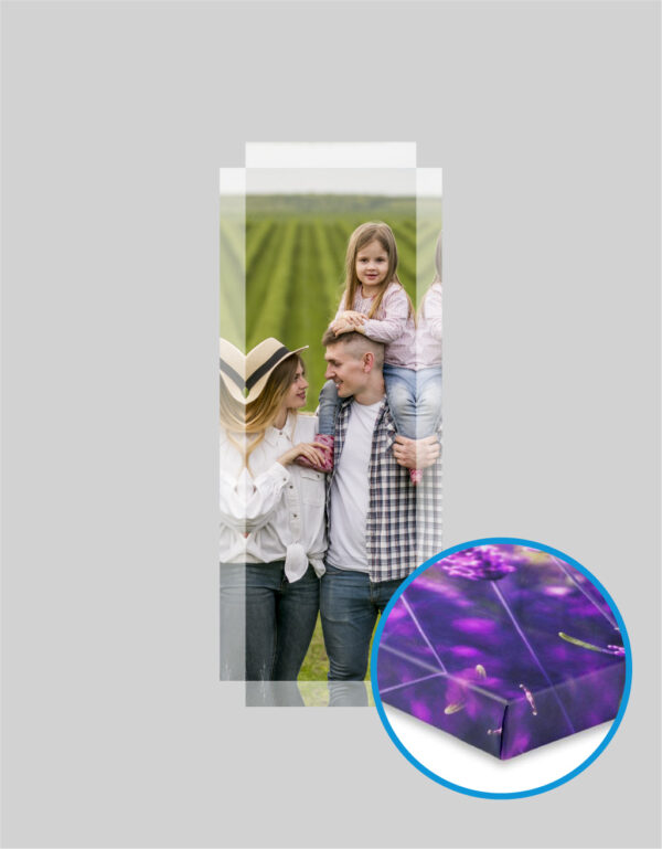 Fotoobraz 40 x 100 cm z vlastní fotografie - BOKY ZRCADLENÍM -